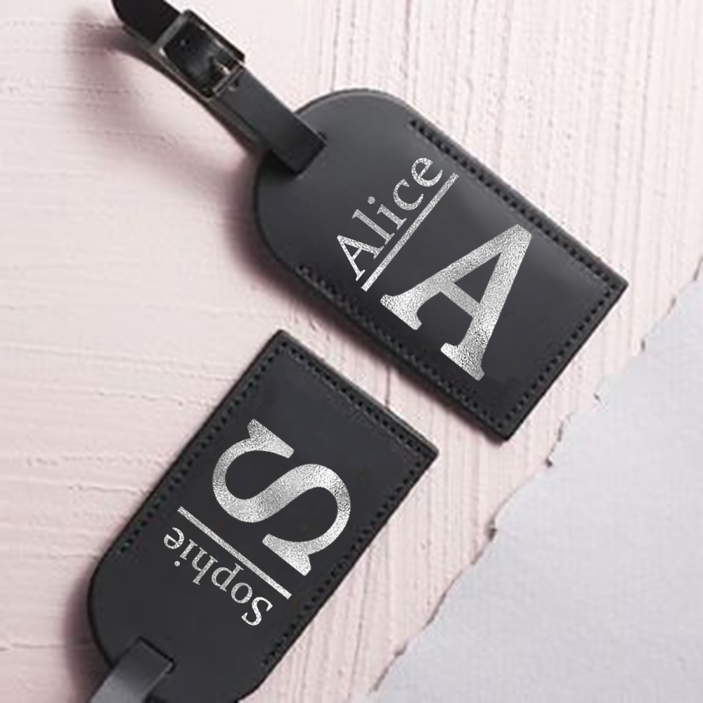 Travel Accessories Name - Spersonalizowana litera z monogramem imienia Pu