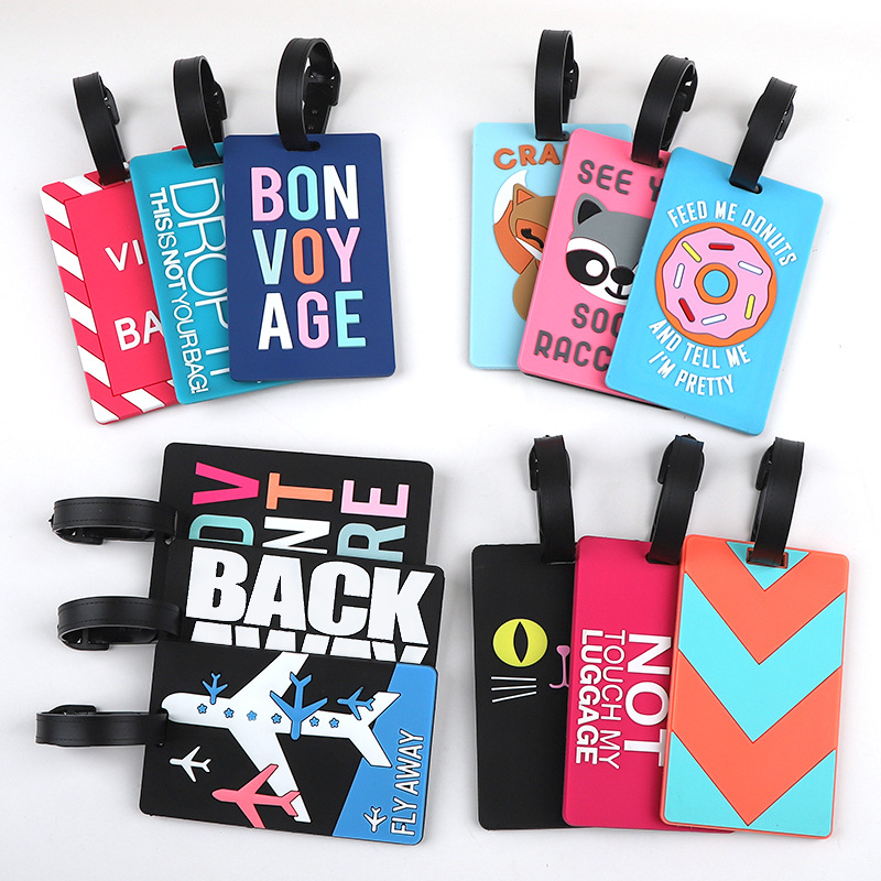 Travel Accessories Name - 1szt Cartoon Animal PVC Luggage Tag