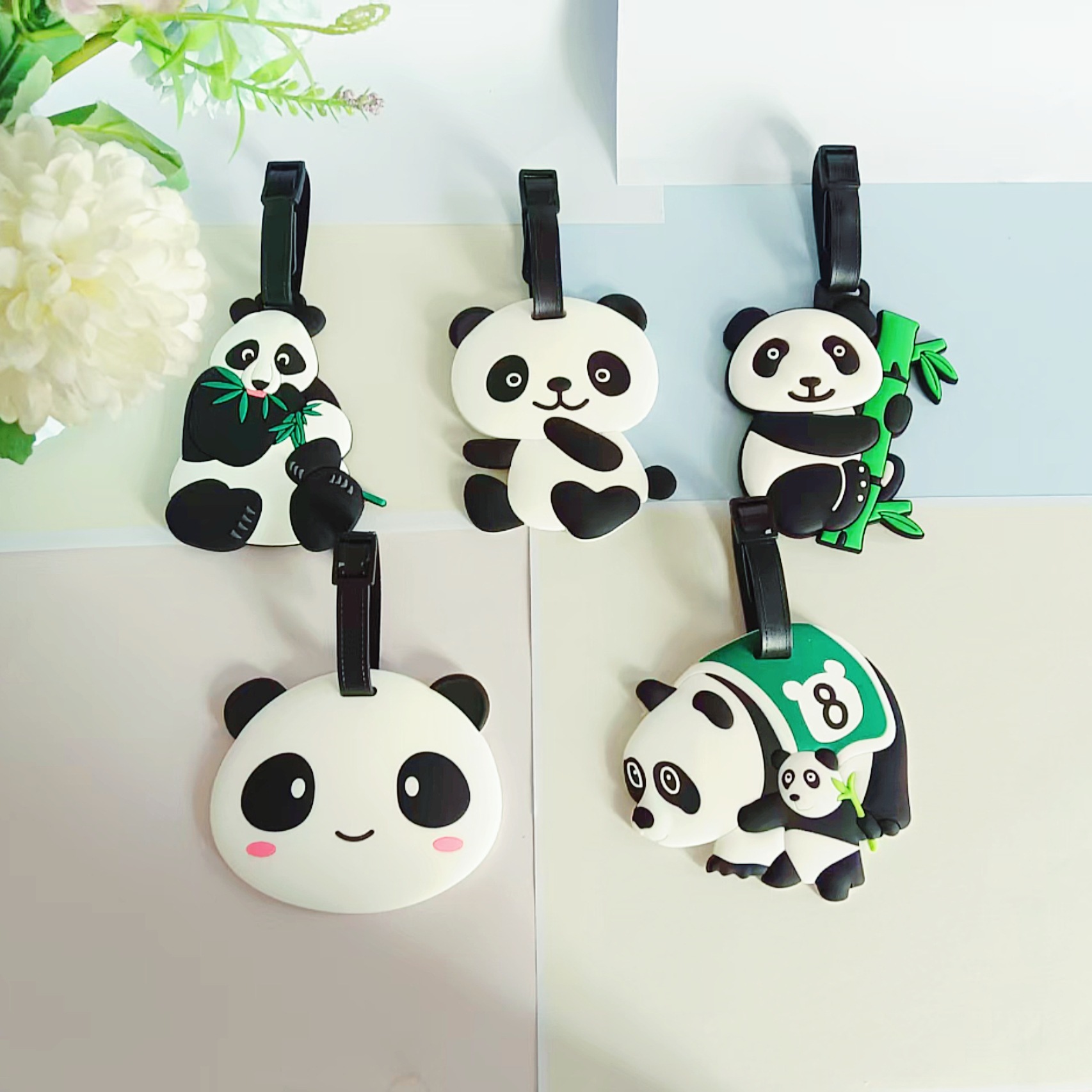 Travel Accessories Name - Akcesoria podróżne, kreskówkowa zawieszka do bagażu