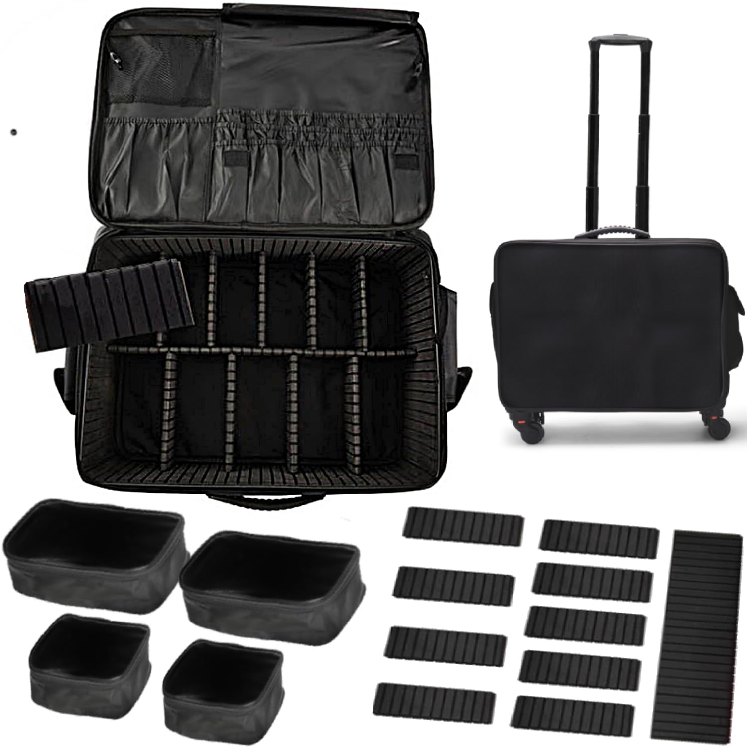 Travel Accessories In Train - Salon walizka na kosmetyki na kółkach