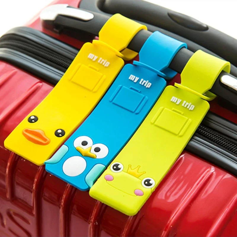 Travel Accessories Name - Urocza silikonowa zawieszka do bagażu z
