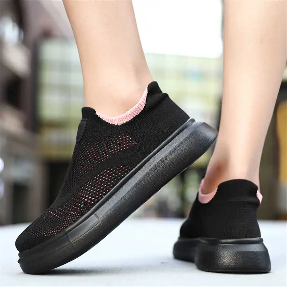 Travel Accessories Vietnam - Platform Stockings Brown Shoes For Woman