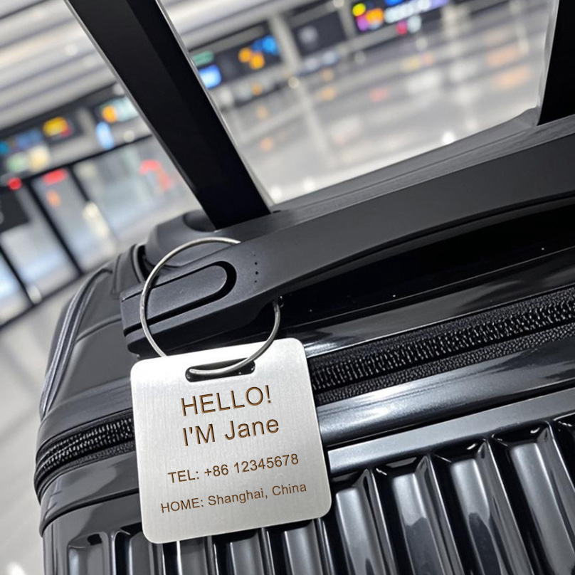 Personalizowane zawieszki na b – Travel Accessories Name recenzja i cena