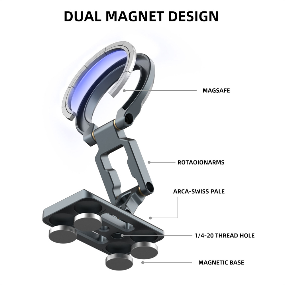 Podwójny magnetyczny uchwyt na – Phone Holder Airplane recenzja i cena