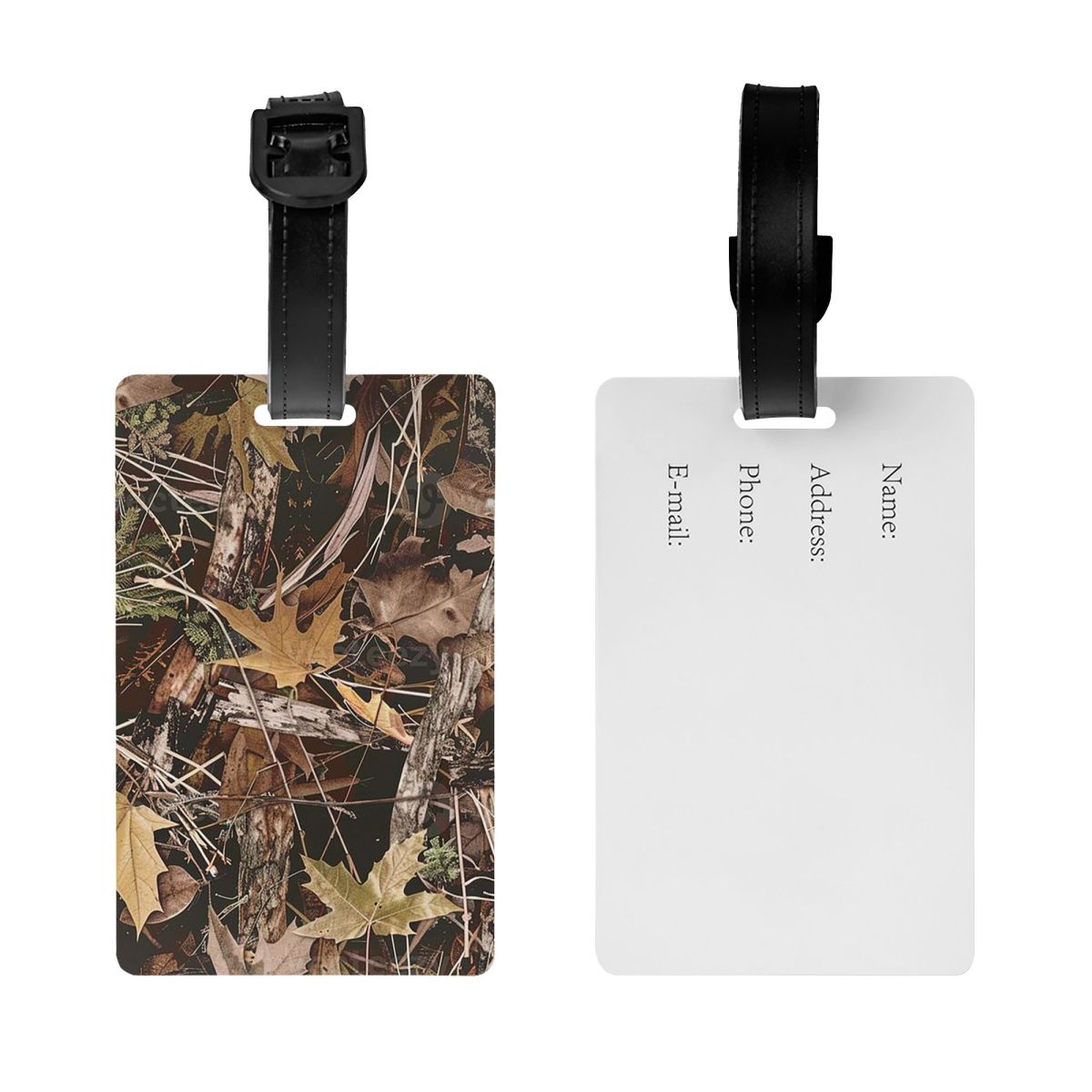 Etykiety na bagaż z kamuflażem – Travel Accessories Name recenzja i cena