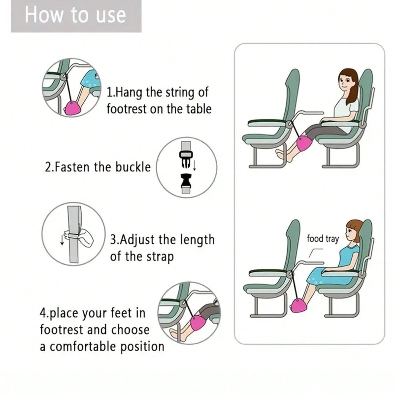 Przenośny, regulowany hamak na – Travel Accessories In Train recenzja i cena