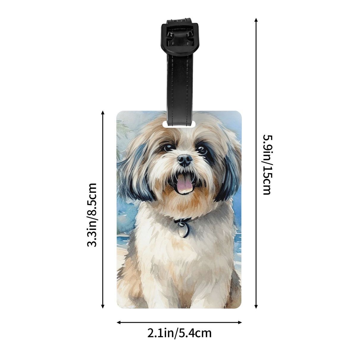 Etykiety na bagaż z Shih Tzu n – Travel Accessories Name recenzja i cena
