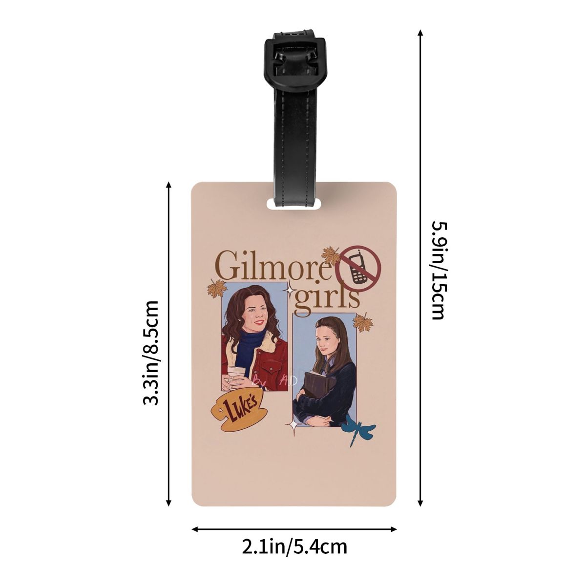 Etykiety na bagaż Gilmore Girl – Travel Accessories Name recenzja i cena