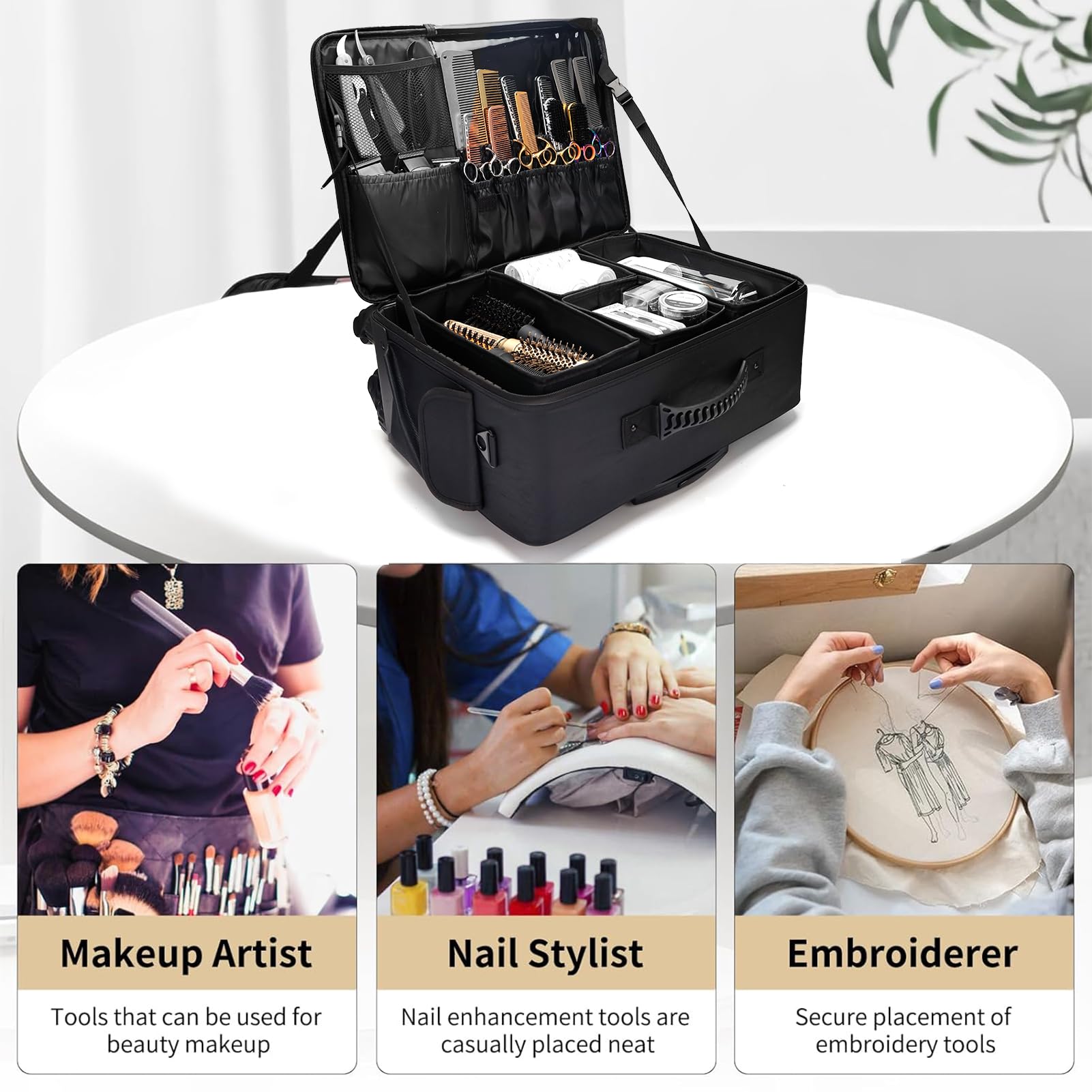 Salon walizka na kosmetyki na  – Travel Accessories In Train recenzja i cena