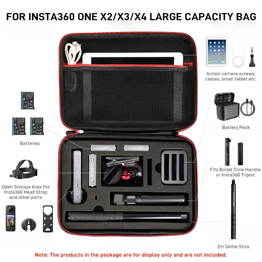 Pudełko na Insta360 X5 X4 X3 X – Travel Video Accessories recenzja i cena