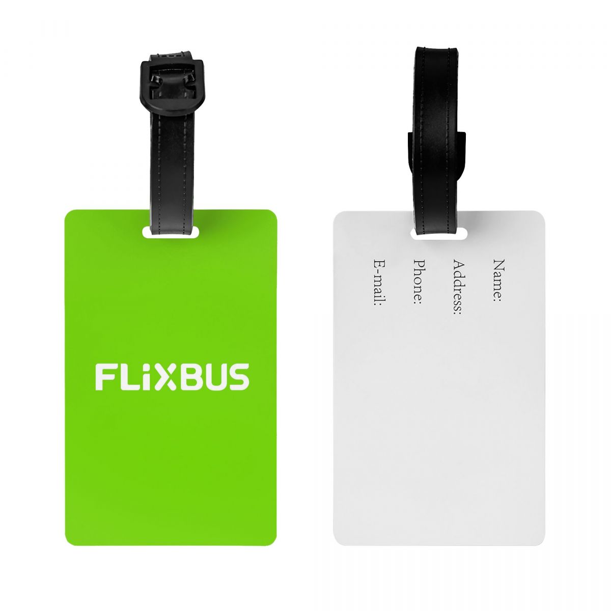 Etykiety bagażowe Flixbus, akc – Travel Accessories Name recenzja i cena