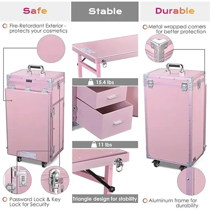 Ruchomy stół do manicure, skła – Travel Accessories In Train recenzja i cena